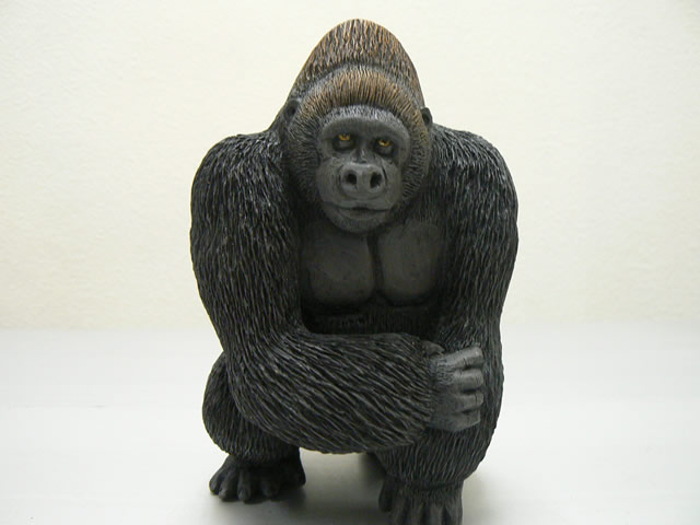 gorilla wood carving